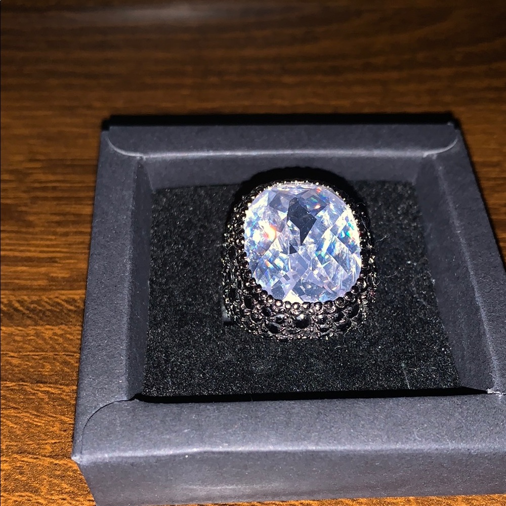 Vintage IMAN Gunmetal Ring